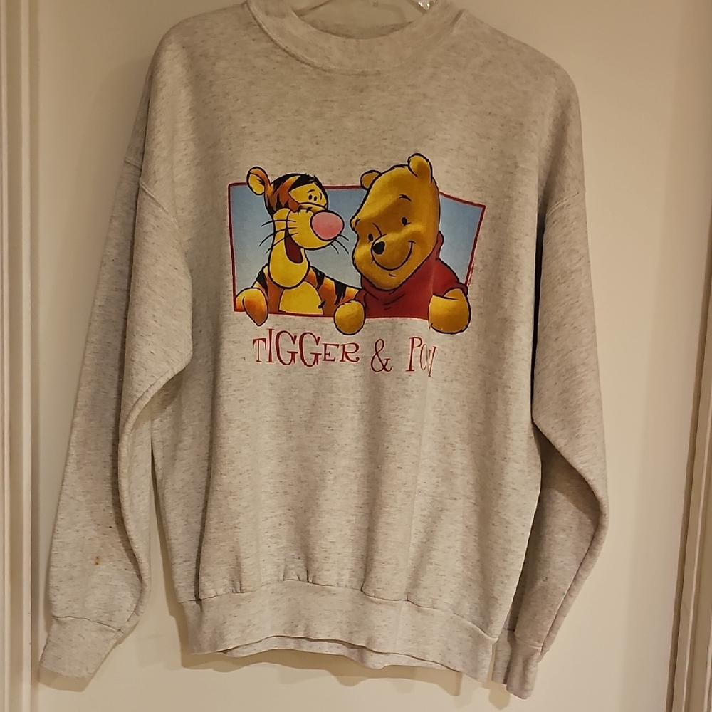 Gray Tigger & Pooh  Sweat Shirt